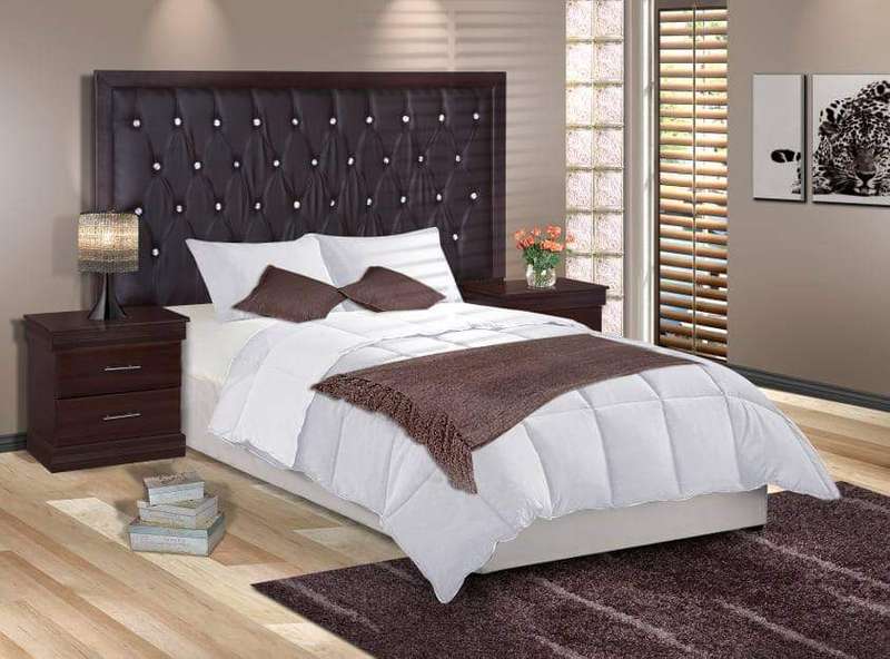 Bedroom suite / bedroom set-headboard and two pedestals