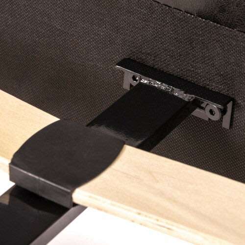 Sleigh beds  (double - black colour - stock clearance special)