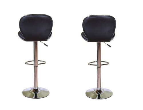 Bar Stools / Kitchen Counter Chairs - Set of 2  - Black or brown Colour