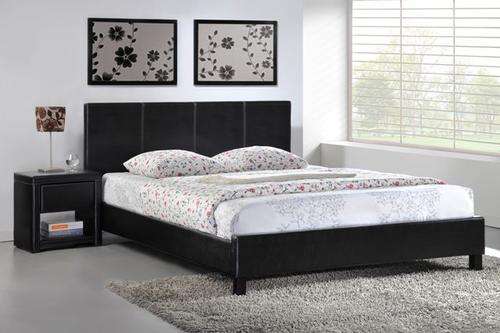 Bedroom suite -queen sleigh bed with two one drawer pedestals