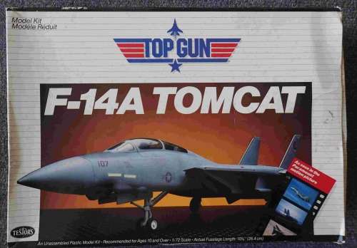 1/72 Testors 'Top Gun' F14 Tomcat kit