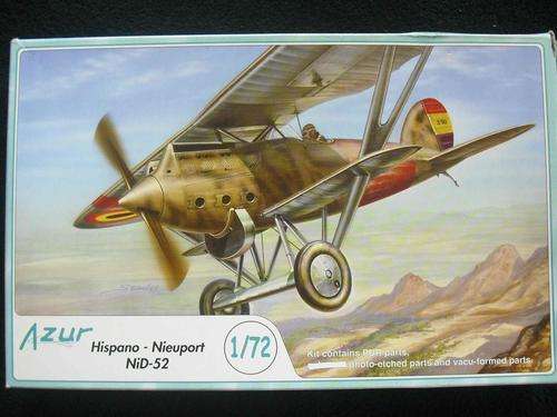 Azur 1/72 Nieuport NiD-52 biplane fighter - Relisted
