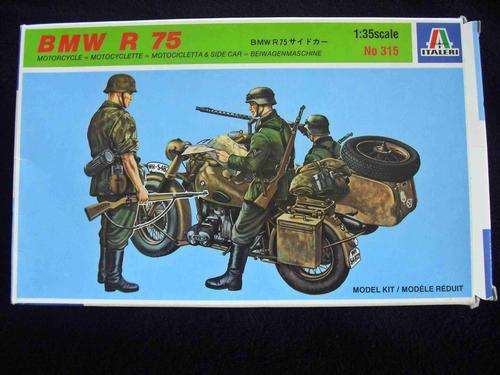Italeri 1/35 BMW R75 Motorcycle & Sidecar