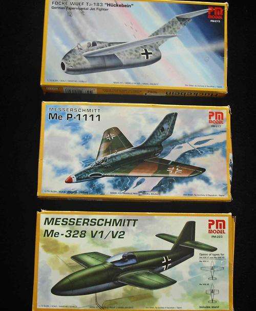 PM Models 1/72 German jets x 3 "Luftwaffe 46" set of project aircraft - Now Price reduced!