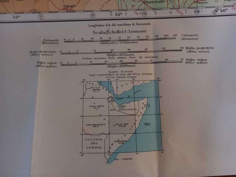 Collection of war memorabilia from the Kenyan-Italian Somaliland Abyssinia campaign