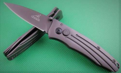 *LOW START *GERBER X26 FOLDING KNIFE - Aluminium Handle