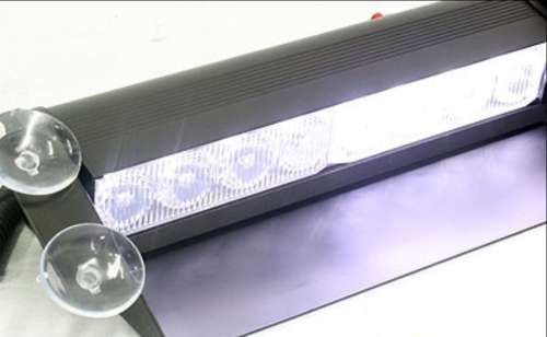 WHITE LED DASHBOARD STROBE