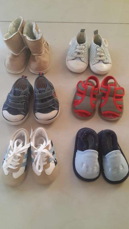 6 pairs baby boy shoes