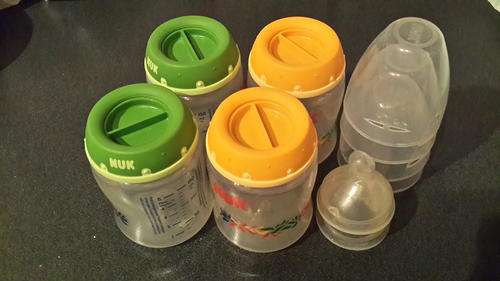 4 x 150ml NUK bottles