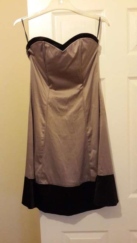 Strapless evening dress with buuny jacket