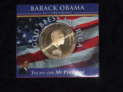 2009 BARACK OBAMA 44TH PRESIDENT INAUGURATIONAL MEDALLION