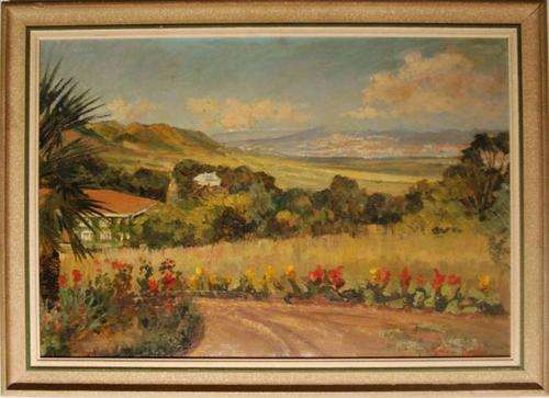 LANDSCAPE BY RENOWN ARTIST GERDA OERDER WIFE OF S.A MASTER PAINTER FRANS OERDER A STEAL @THIS PRICE!