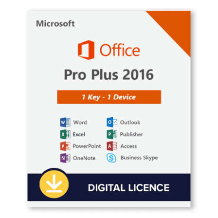 Microsoft Office Professional Plus 2016 License Key + Download Link + Instructions for 32 and 64 Bit