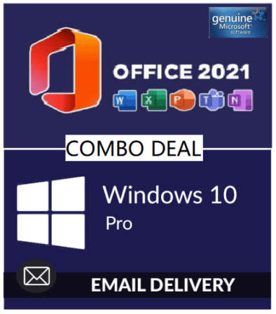 Windows 10 Professional and Office 2021 Professional COMBO DEAL!! Online Activation!!
