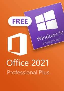 Win 10 Pro + Office Pro 2021 RETAIL ONLINE ACTIVATION Instructions + Download Link + License 32+64Bt