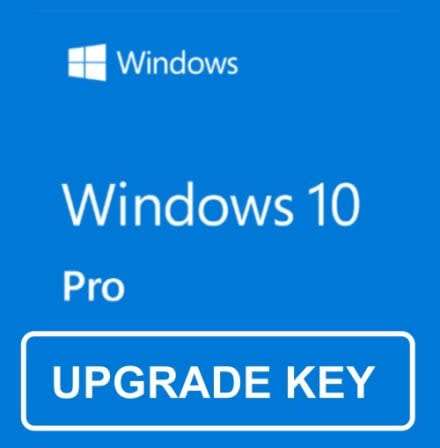 Win 10 Home to Pro UPGRADE License