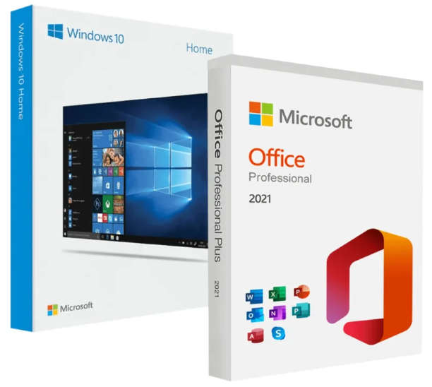 Microsoft Windows 10 Home + Office 2021 Professional