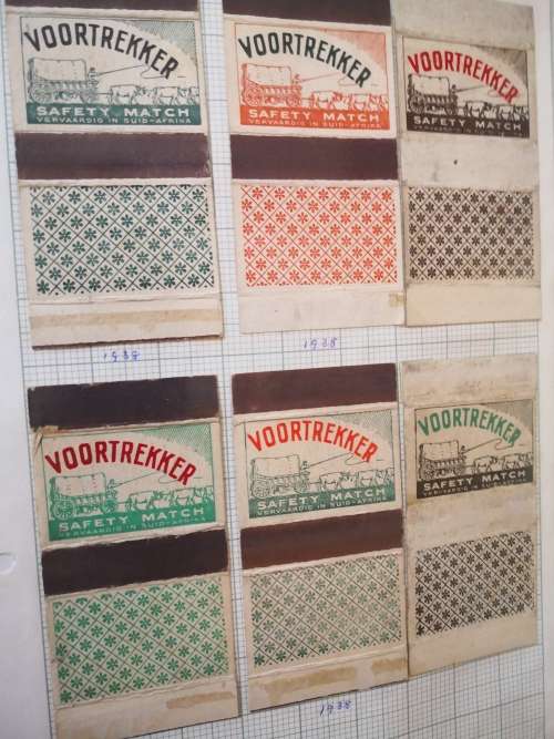 Antique/Vintage South African Matchbox Label Collection - 1887