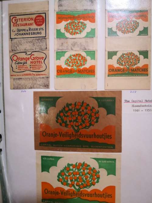Antique/Vintage South African Matchbox Label Collection - 1887
