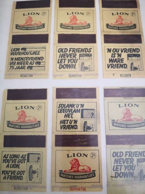 Lion Springbok Matchbox Collection