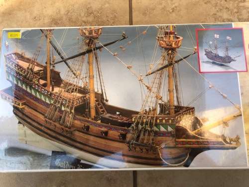 Golden Wind Sir Francis Drakes Wooden DIY build up boat Retails R1895