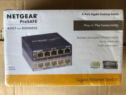 Netgear Pro Safe 5 port Gigabit desktop switch