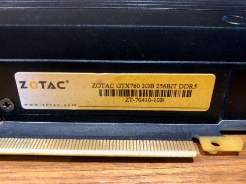Zotac Geforce GTX 760