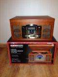 CROSLEY USB/SD ENTERTAINMENT CENTRE & STERO TURNTABLE SOUND SYSTEM