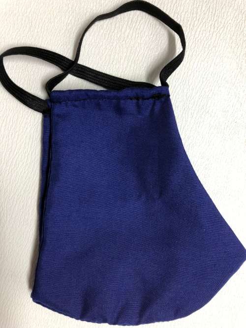 Face Masks Cotton (3 Layers) Blue