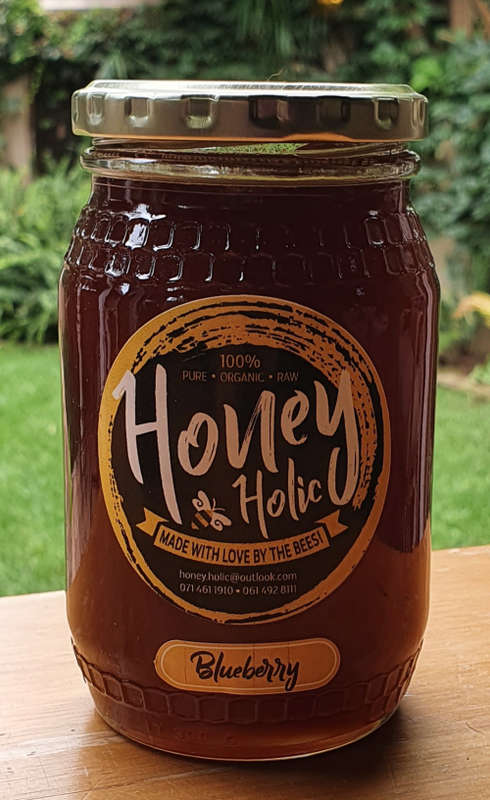 HoneyHolic Pure Raw Blueberry Honey**LIMITED STOCK**- 500g Jar