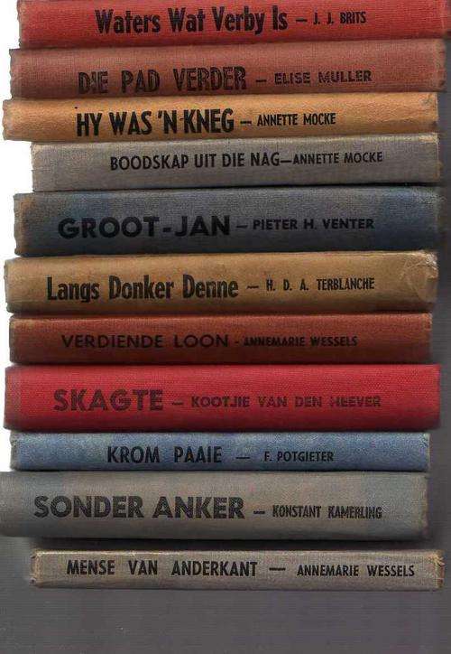 11 x Boeke uit die Springbok Biblioteek Reeks (1942 - 1945)