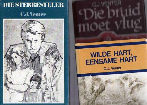 Drie Titels van C J Venter. (Sien beskrywing asb.)