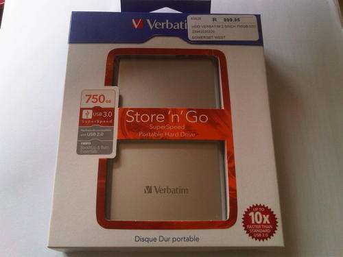 Verbatim 750GB Portable Hard Drive