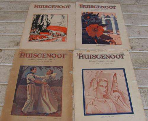 Huisgenoot Voorblaaie van 1940 - 1942. Vir daardie spesiale projek of gedenkmuur