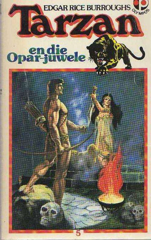 TARZAN EN DIE OPAR-JUWELE - EDGAR RICE BURROUGHS NR 5 (1STE DRUK 1984)