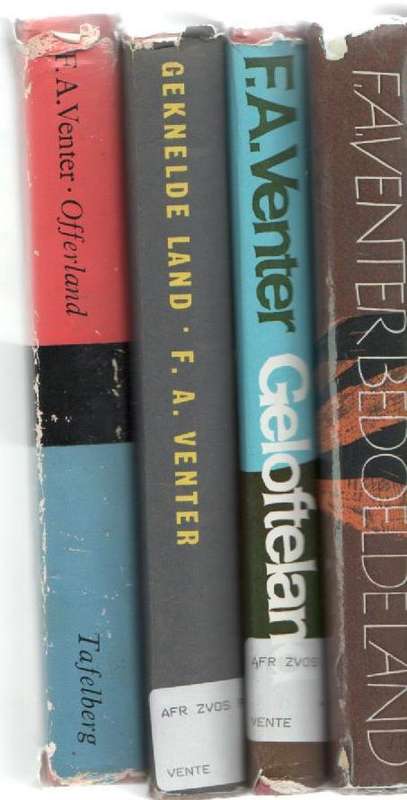 F A VENTER, VIER LANDE REEKS, GEKNELDE, BEDOELDE-, GELOFTE- EN OFFERLAND