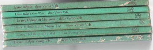 VOLLEDIGE LIEWE HEKSIE REEKS VAN 6  BOEKE, UITGAWES TUSSEN 1974 - 1981 - VERNA VELS