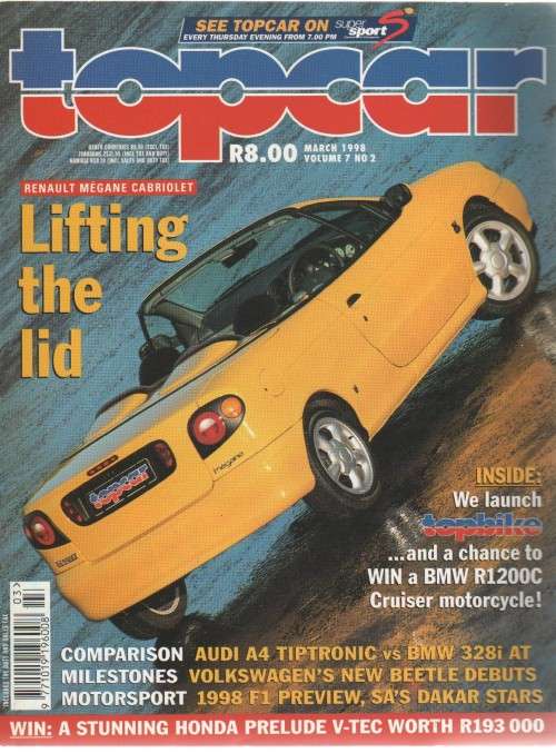 TOPCAR MAGAZINE -  MARCH 1998, VOLUME 7 NO 2