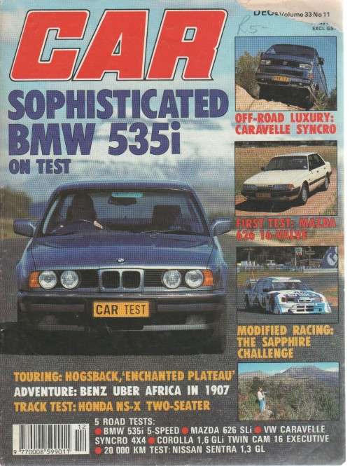 CAR MAGAZINE - DECEMBER 1989, VOL 33, NO 11