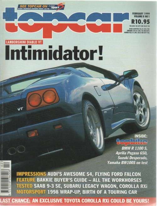 TOPCAR MAGAZINE - FEBRUARY 1999