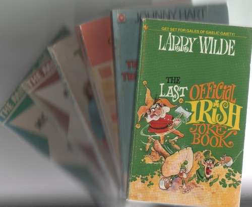 SIX PAPERBACKS, ALL ABOUT COMEDY, LAUGHTER AND IRISH JOKES!