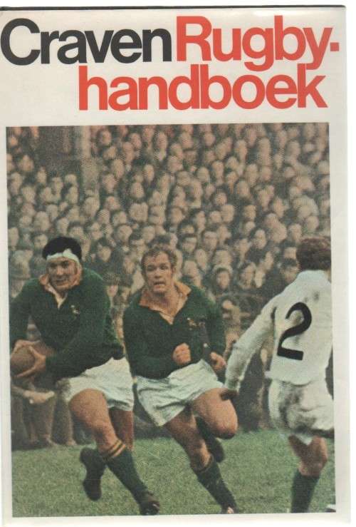 CRAVEN RUGBY-HANDBOEK -  PROF.DR. D H CRAVEN (2 DE DRUK 1975)