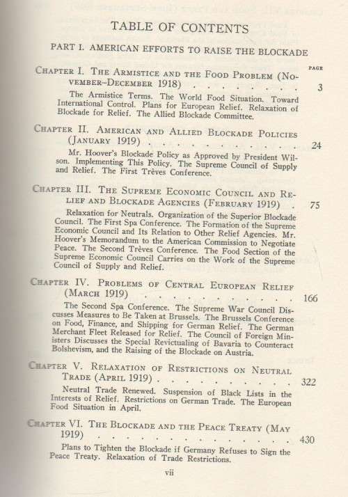 THE BLOCKADE OF GERMANY AFTR THE ARMITICE, 1918 - 1919 - SUDA LORENA BANE & RALPH HASWELL LUTZ(1942)