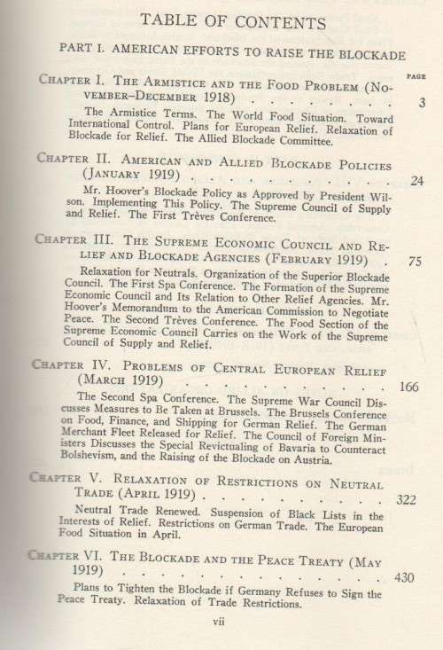 THE BLOCKADE OF GERMANY AFTR THE ARMITICE, 1918 - 1919 - SUDA LORENA BANE & RALPH HASWELL LUTZ(1942)