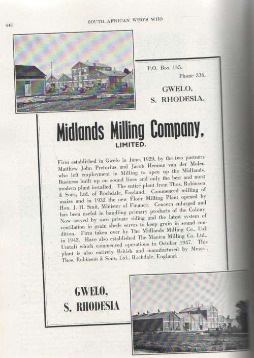 SOUTH AFRICAN WHO'S WHO 1950