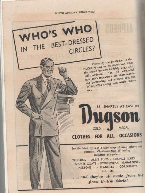 SOUTH AFRICAN WHO'S WHO 1950