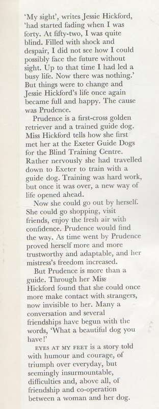 EYES AT MY FEET - JESSIE HICKFORD (1973)