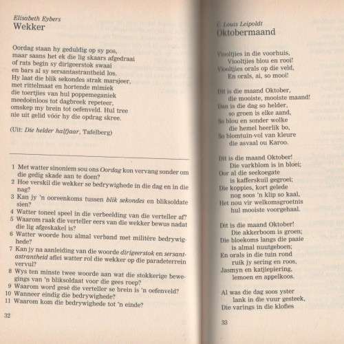 VONKEL VERSE - JAN VOSLOO (1 STE UITGAWE 1988)