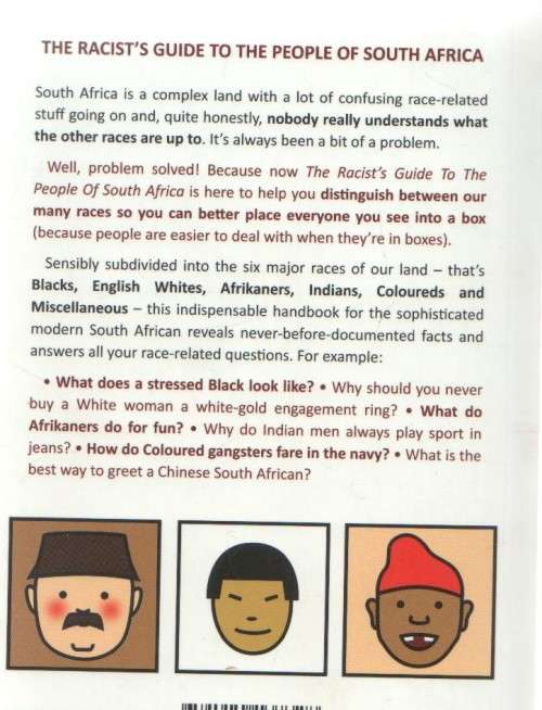 THE RACIST'S GUIDE TO THE PEOPLE OF SOUTH AFRICA - SIMON KILPATRICK (2011)