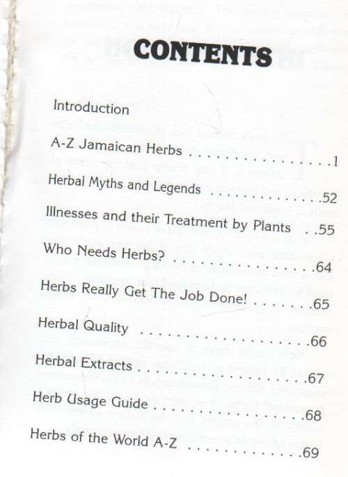 JAMAICAN HERBS AND MEDICINAL PLANTS AND THEIR USES - L MIKE HENRY & KEVIN S HARRIS 2003